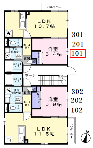 北千住駅 徒歩9分 構造:軽量鉄骨造