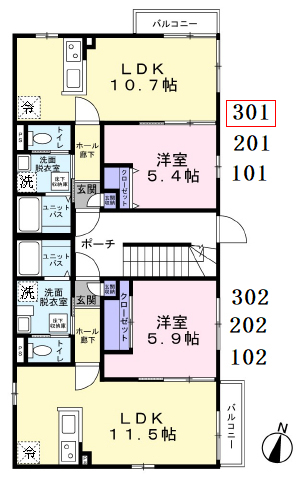 北千住駅 徒歩9分 構造:軽量鉄骨造